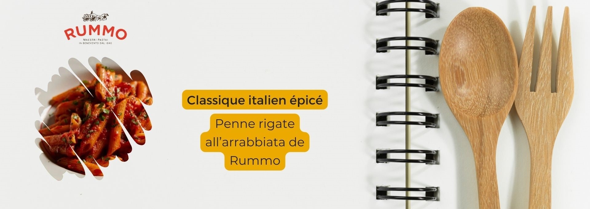 Plat principal : penne rigate all’arrabbiata de Rummo
